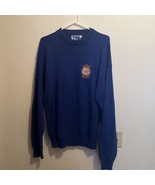 VTG NFL Nutmeg Denver Broncos Blue Sweater Mens Size Sm Embroidered Logo - £16.81 GBP