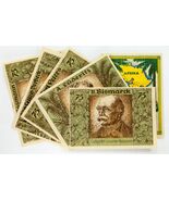 1921 Berlin Notgeld 6pc &quot; German-Hanseatic Colonial Tag &quot; Serie B (Au-Unc) - $104.94