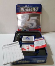 Phase 10 Deluxe 25th Anniversary Tin Limited Edition Complete Fundex Card Game - £21.43 GBP