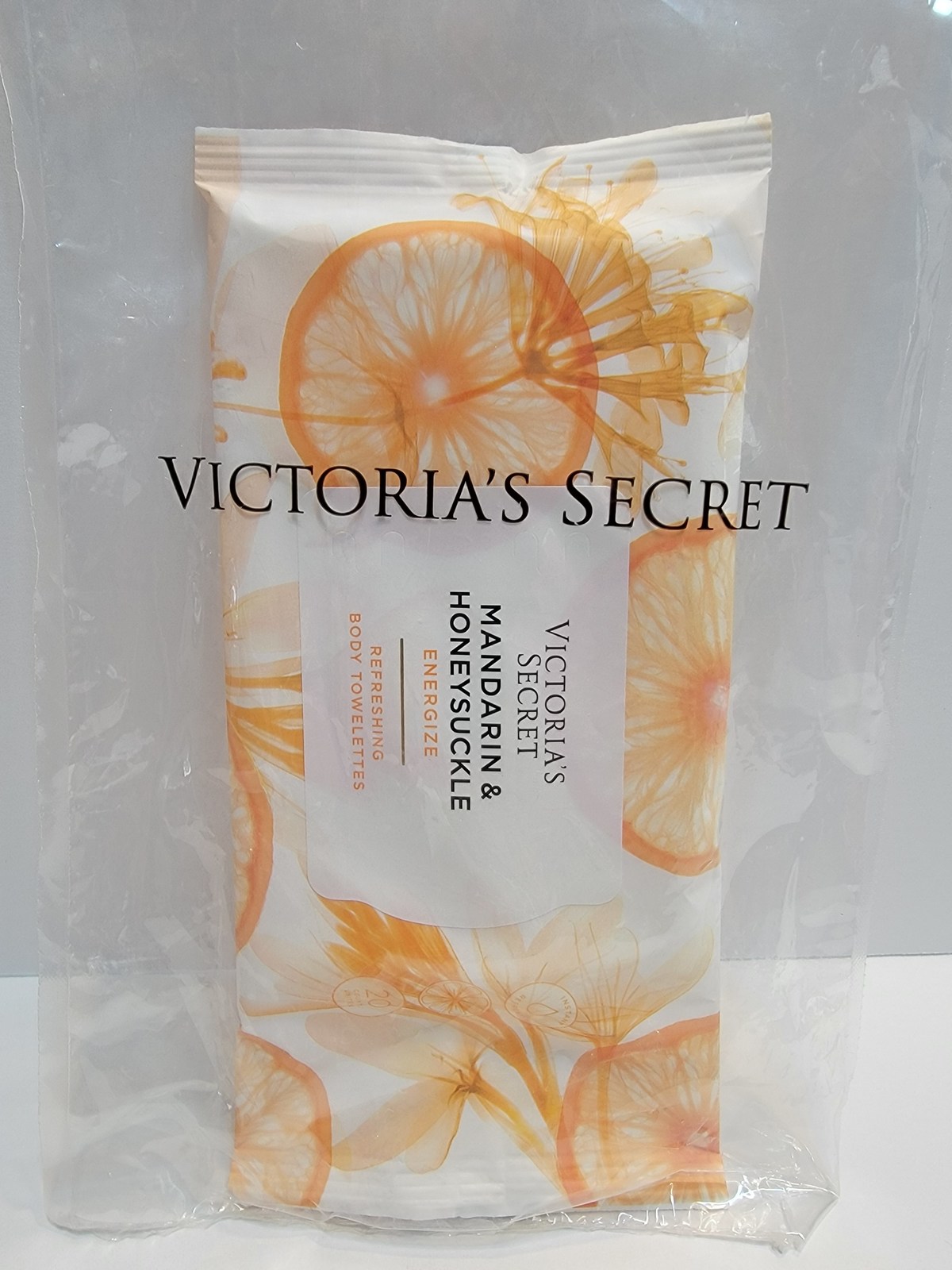Primary image for New Victoria's Secret Mandarin & Honeysuckle Refreshing Body Towelettes NIP