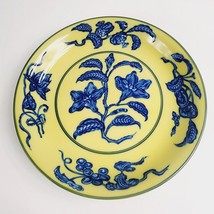 MOTTAHEDEH REPRODUCTION MING DYNASTY IMPERIAL YELLOW &amp; BLUE PLATE 10.5&quot; ... - £367.61 GBP