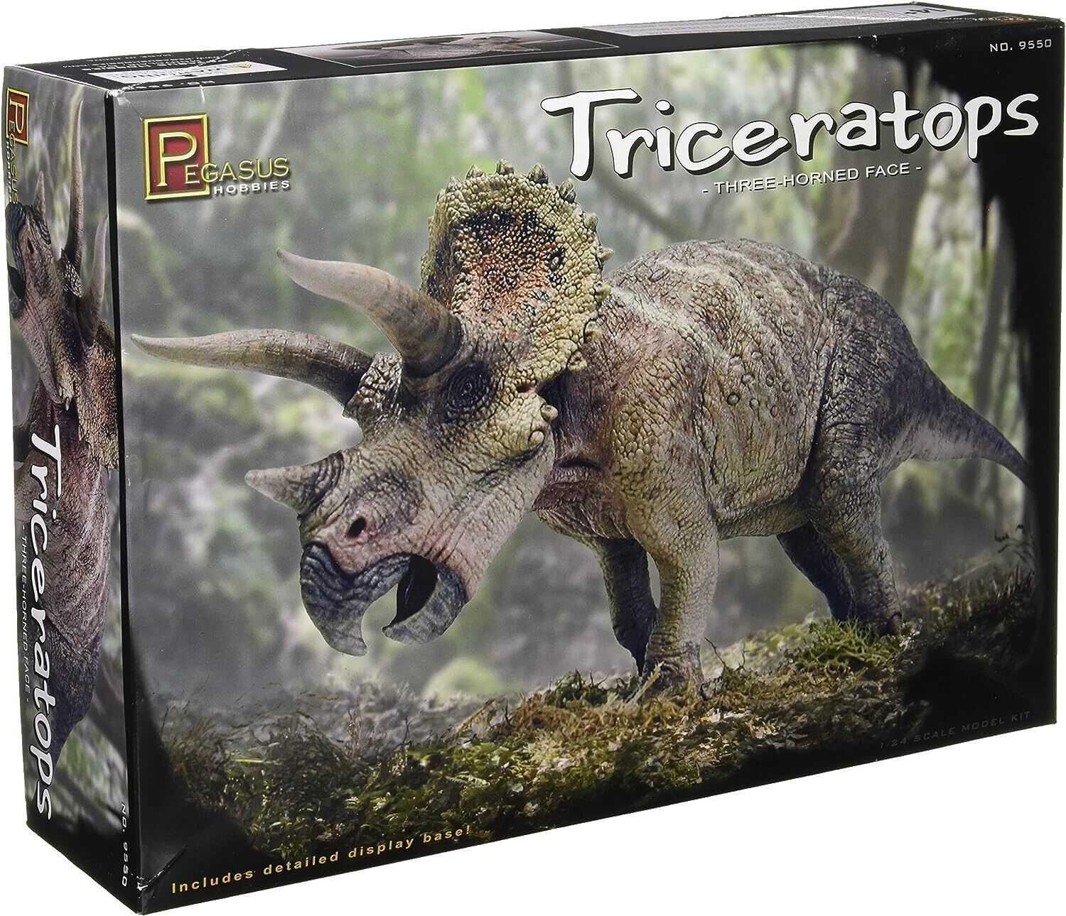 Pegasus Hobby 9550 1:32 Triceratops Dinosaur Plastic Model Kit - $42.52