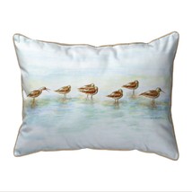 Betsy Drake Avocets Large Indoor Outdoor Pillow 16x20 - £37.59 GBP