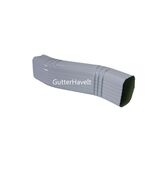 1 - Aluminum Downspout A Gutter (3” offset) Zig Zag Elbow – 2” x 3” inch... - $20.68