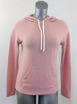 Ardene Sweater Hoodie Women&#39;s XS Pink Long Sleeve Hooded Pullover Sweate... - $12.76