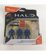 Mega Construx Halo Spartan CTF Base Crashers Action Figure Set Recon Rog... - £21.42 GBP