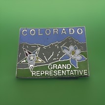 Vintage Colorado Representative Mountains Sunset Mafco Pin Pinback Colle... - $167.57 MXN
