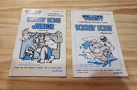 Coleco Vison Donkey Kong Junior and Donkey Kong Cartridge Instructions USA Print - £7.56 GBP