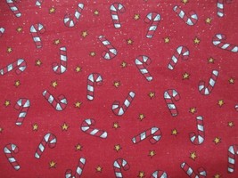 Fabric CHRISTMAS &quot;All Things Yuletide&quot; 5 Pc Red Sampler Candy Canes Angels $4.50 - £3.59 GBP