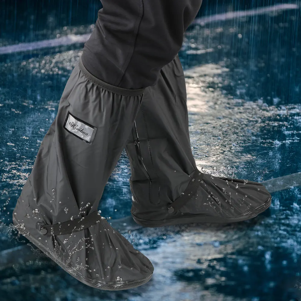 Sporting Motorcycle Boots Shoe Covers Covering Moto Waterproof Motorcyclist Rain - £28.14 GBP