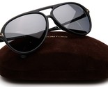 New TOM FORD Samson TF909 02D Black Sunglasses 62-12-140mm Italy Polarized - $210.69