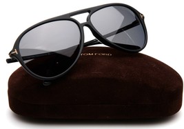 New TOM FORD Samson TF909 02D Black Sunglasses 62-12-140mm Italy Polarized - £167.48 GBP