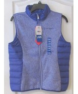 Free Country Quartz Hybrid Fleece Vest Purple Girl&#39;s Sz L NWT  Very Nice! - $19.65