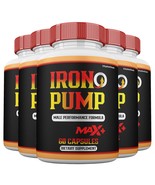 Iron Pump Max Plus Capsules for Men Natural Energy and Vitality Support ... - $2,278.80 MXN