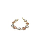 Crystal Bracelet. Rhinestone Bracelet. Stone Flower Bracelet. Casual Bra... - £21.55 GBP