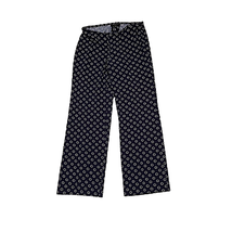 Talbots Petites Pants Size 2P Navy Blue With White Circles Side Zip Wome... - £13.42 GBP