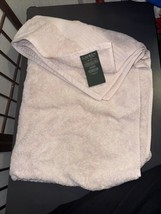 Lauren Ralph Lauren Pink 100% Cotton Bath Towel 29x55 Rn 41381 Crisp - $12.38