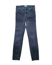 Madewell High Riser Skinny Jeans Women&#39;s Size 27 Black Denim 5-Pocket - $19.99