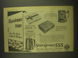 1958 State Express 555 Cigarettes Ad - Christmas time for the best of good  - £14.78 GBP