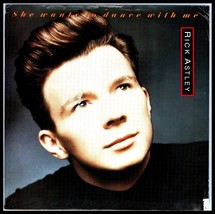 Rick Astley &quot;She Wants To Dance With Me&quot; 7&quot; Picture Sleeve ONLY F2 - £1.57 GBP