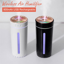Wireless Air Humidifier Colorful Lights Mute Ultrasonic USB Fogger Diffu... - £41.99 GBP