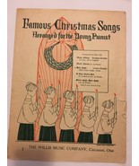 Famous Christmas Songs Arranged For The Young Pianist VINTAGE Sheet Music - $1,743.73 MXN