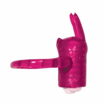 Horny Honey Bunny Vibro Cock Ring Magenta - $13.36