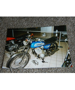 OLD VINTAGE MOTORCYCLE PICTURE PHOTOGRAPH KAWASAKI BIKE - $101.34 MXN