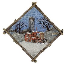 Custom and Unique Winter Bonanza [ Winter Farm Diamond ] Embroidered Iron on/Sew - £15.29 GBP