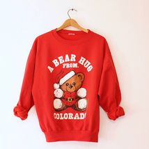 Vintage A Bear Hug From Colorado Sweatshirt Large - £41.97 GBP