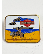 1996 Bayside Harley Davidson Portsmouth Virginia Vest Jacket Hat Pin New - £8.17 GBP