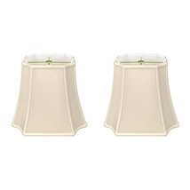 Royal Designs BS-712-11BG Rectangle Inverted Cut Corners Lamp Shade, (4.25 x 6)  - $53.41+