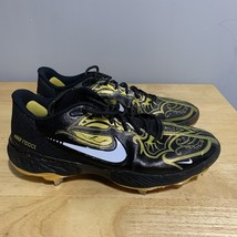 Nike Alpha Huarache Elite 3 Low &quot;Black Gold&quot;Baseball Cleats Men&#39;s Size 14 - $794.57 MXN