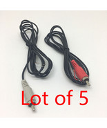 5 pair Replacement repair Speaker Bare Wire cable 5ft With RCA Plug to S... - £15.56 GBP