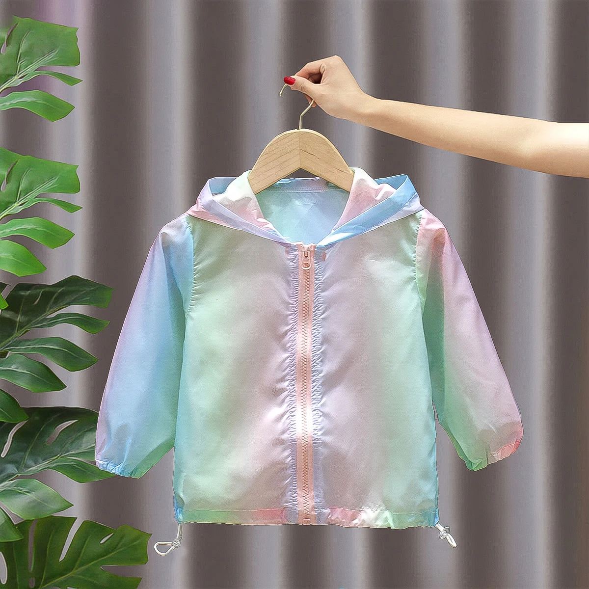 Windbreaker For Girls Children&#39;s Jacket Child Coat Spring Summer  Protection Clo - £86.13 GBP