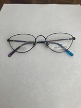 Vtg New Dakota Smith Eyeglasses 1438 Abilene Antique Blue 3392 50-20-135... - $36.00