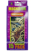 Bendon Magnafun Wooden Magnetic Animal Dinosaurs 15 Pack Homeschool Learning New - £7.90 GBP