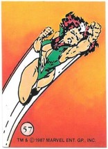 Marvel Universe Series II X-Men Sticker #57 Rogue 1987 Comic Images NEAR MINT - £3.18 GBP