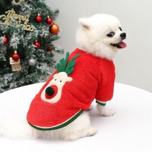 Cozy Christmas Pet Sweater With Velvet Print - £11.75 GBP