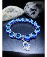 Haunted Voodoo Protection Bracelet Baron Samedi Spirit, Hamsa Hand, and ... - $1,463.57 MXN