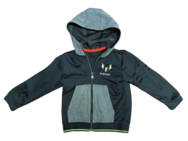 pre-own adidas MESSI ORIGINAL Toddler Boys ZIP HOODIE sz 3T TRACK TOP JA... - $461.67 MXN