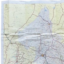 Vintage 1990&#39;s San Luis Potosi Mexico Folding Guia Roji Road Map 21&quot; x 30.5&quot; - £9.73 GBP