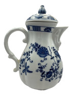 Vintage Vienna Woods Flora China Teapot with Lid Blue/White - €24,92 EUR