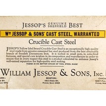 William Jessop &amp; Sons Crucible Cast Steel C1930s Advertisement Boston E3 - $19.99