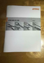 MS 271 291 MS271 MS291 STIHL Service Workshop Repair Manual - $20.32 CAD