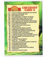 Lion King Disney Movie Series 1 1994 Card 89 Checklist - $0.67