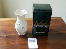 Belleek Porcelain #2303 Fortunes Vase Blarney Woollen Mills 1ST Ed Ireland New - £23.18 GBP