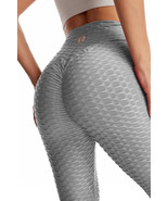 New FAMOUS TIKTOK (1) Lyte Leggings GREY Large Yoga Gym Butt Lifting Hig... - $26.39 CAD