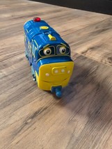 Chuggington Brewster Train Die Cast Blue/Yellow 2010 Toy Engine  - £6.67 GBP