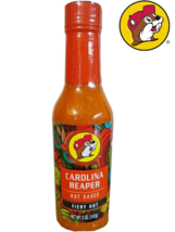 Buc-ee&#39;s Carolina Reaper Fiery Hot Sauce 5 Oz Glass Bottle - £10.79 GBP